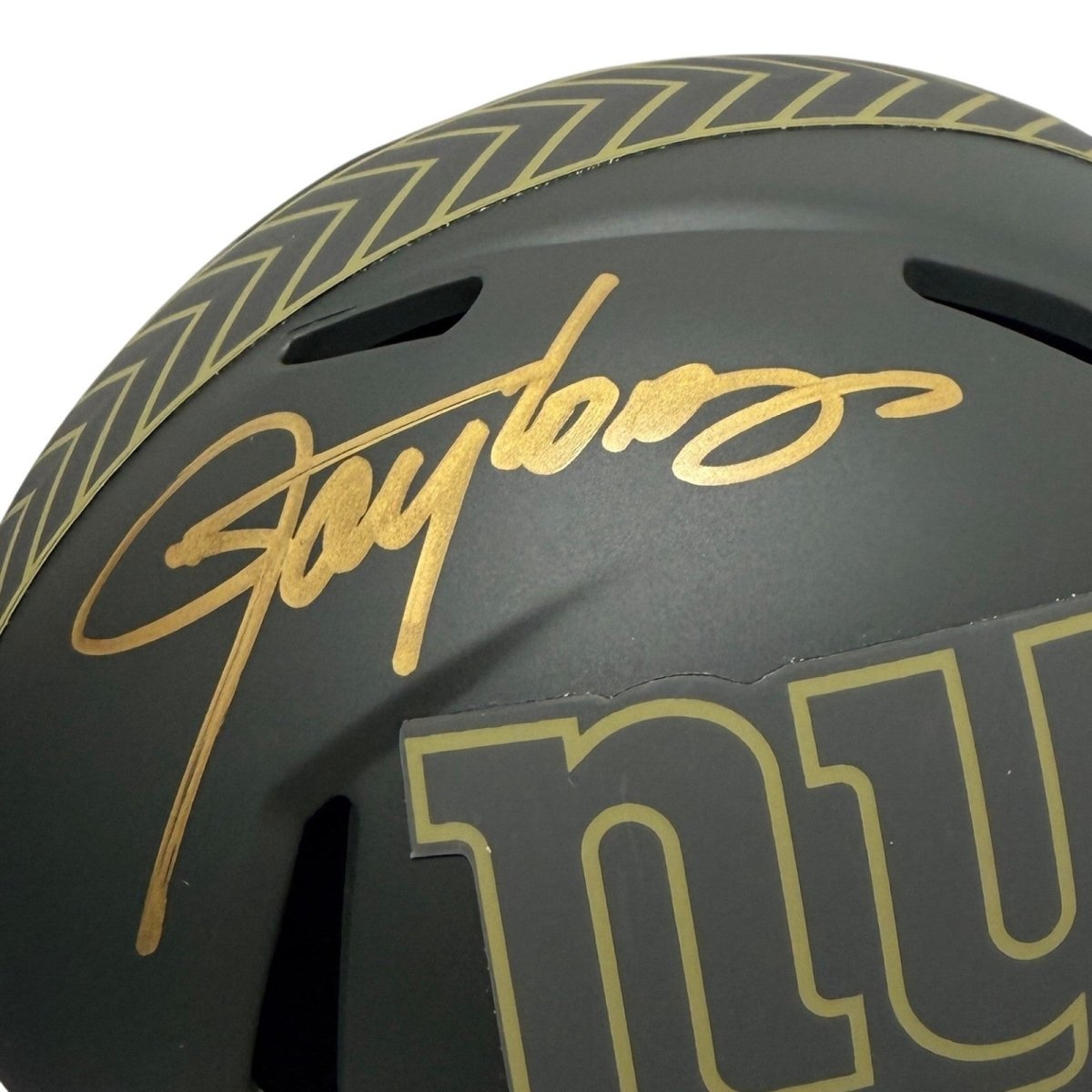 Lawrence Taylor Signed New York Giants Salute 25 Mini Helmet Beckett Wit BAS COA