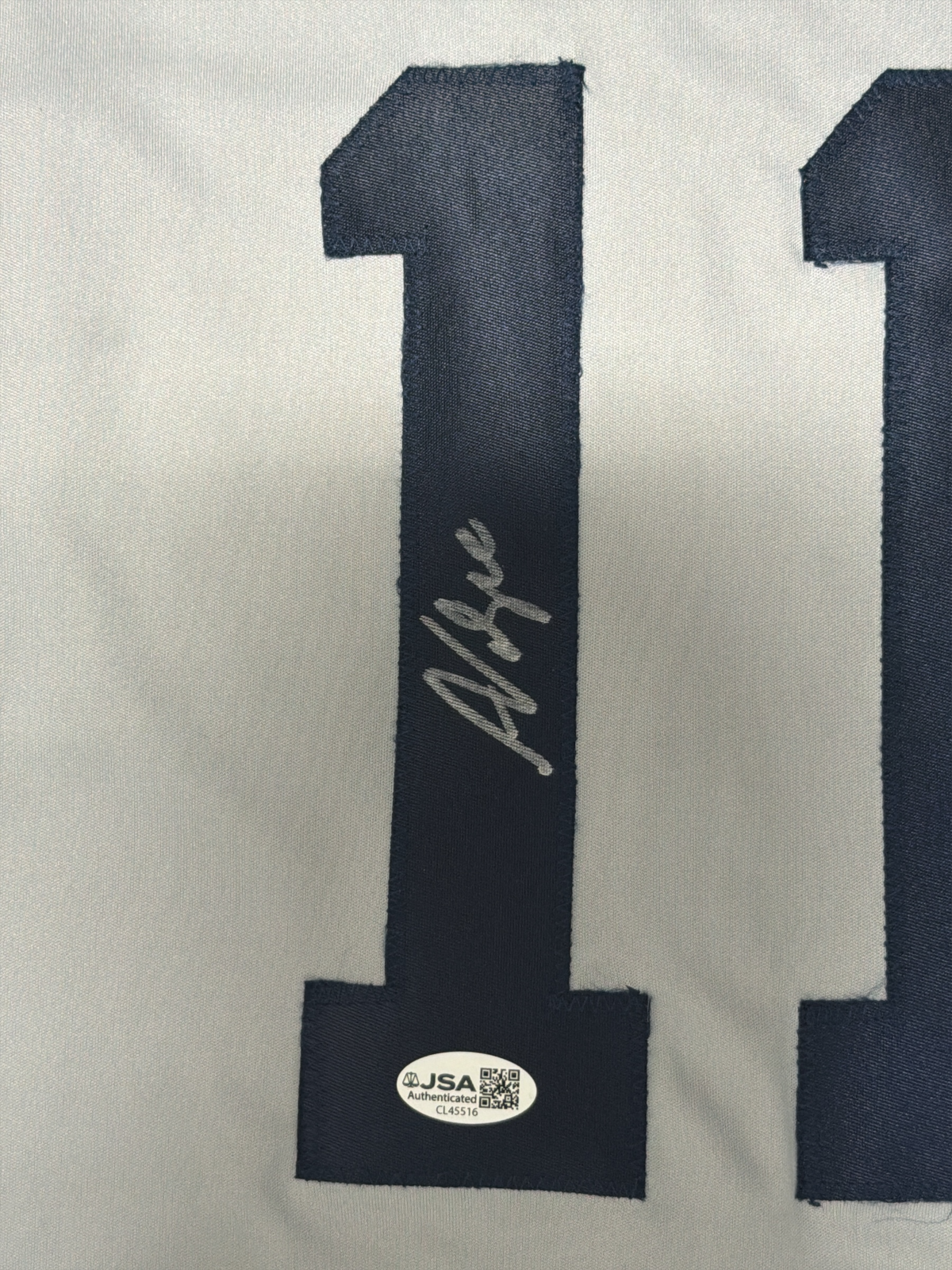 Anthony Volpe Signed Autographed New York Yankees Custom Jersey JSA COA