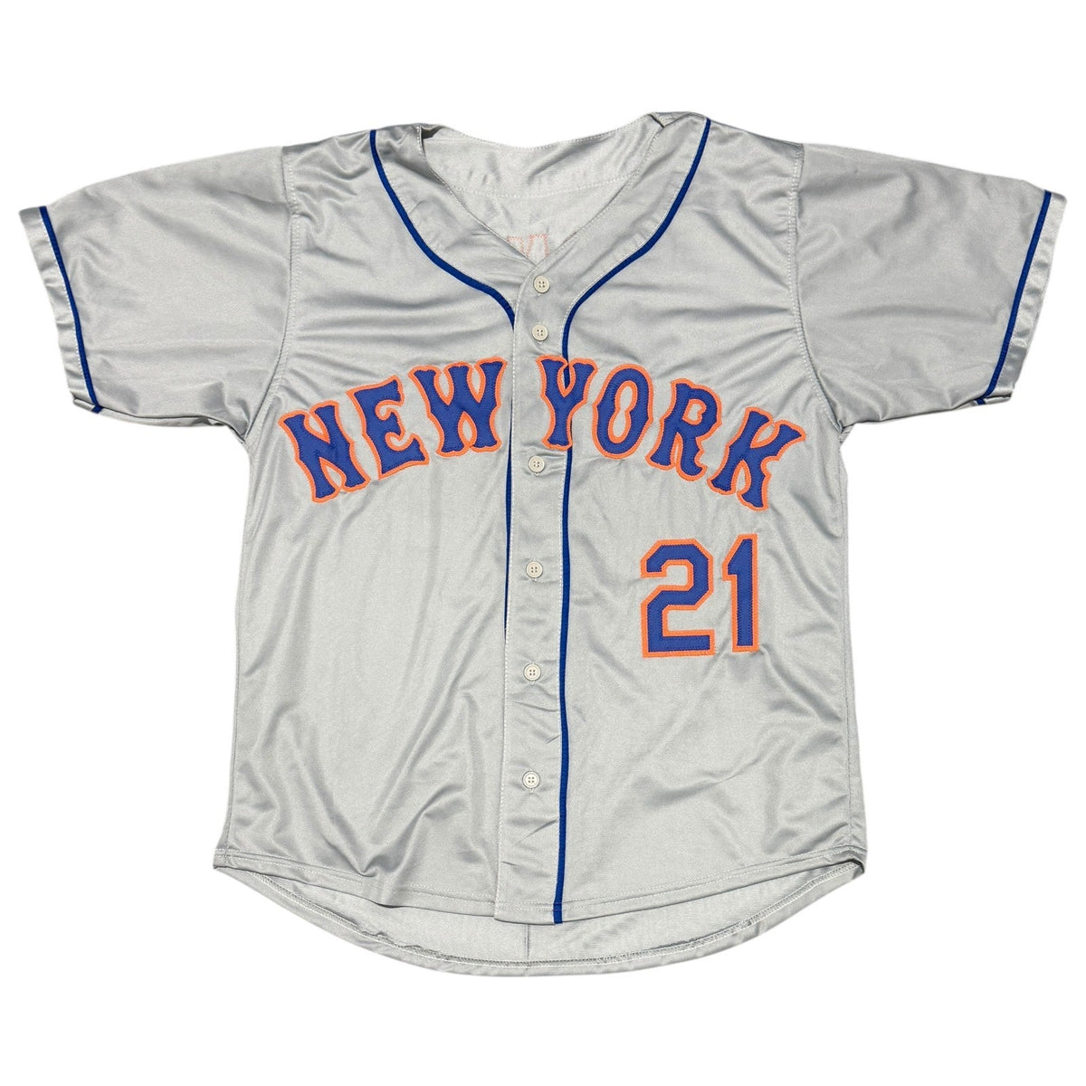 Jonah Tong Signed Autographed New York Mets Custom Jersey JSA Witness COA