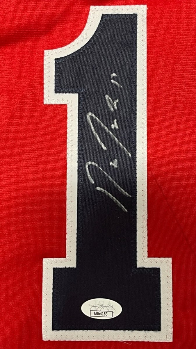 Jose Ramirez Signed Autographed Cleveland Custom Red Jersey JSA COA