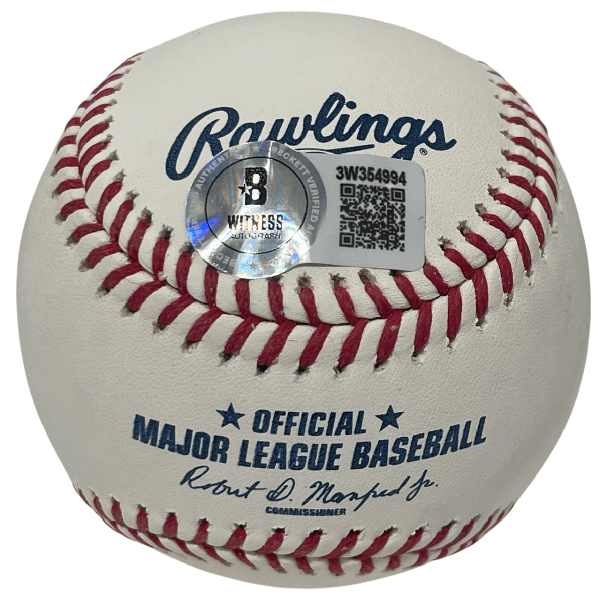 Jim Kaat Signed Retirement Logo ROMLB Baseball HOF 2022 Beckett Witness BAS COA