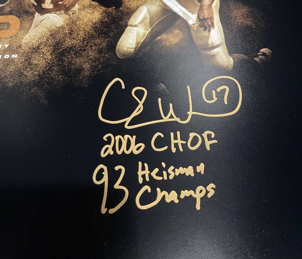 Charlie Ward Signed 16x20 Photo Comp w/ 2006 CHOF 94 Heisman Champs PSA COA