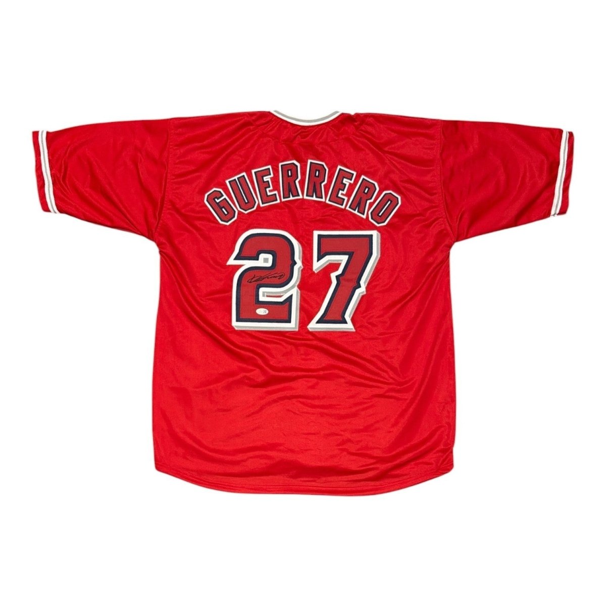 Vladimir Guerrero Signed Los Angeles Angels Custom Jersey JSA Witness COA