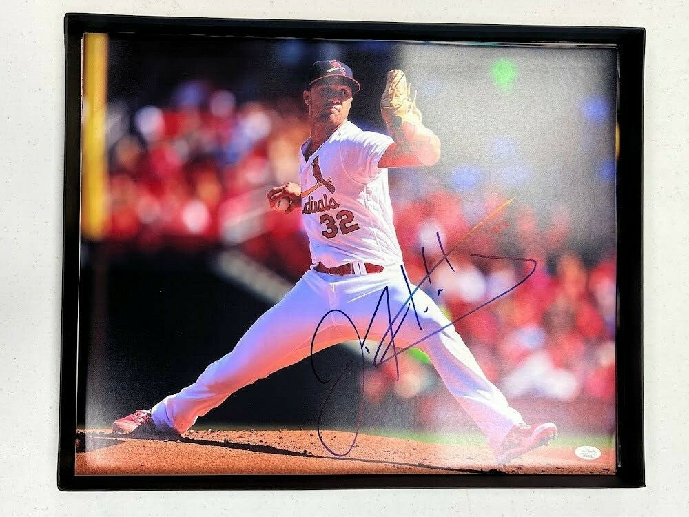 Jack Flaherty Signed Auto Autographed 16x20 Photo JSA COA St. Louis Cardinals