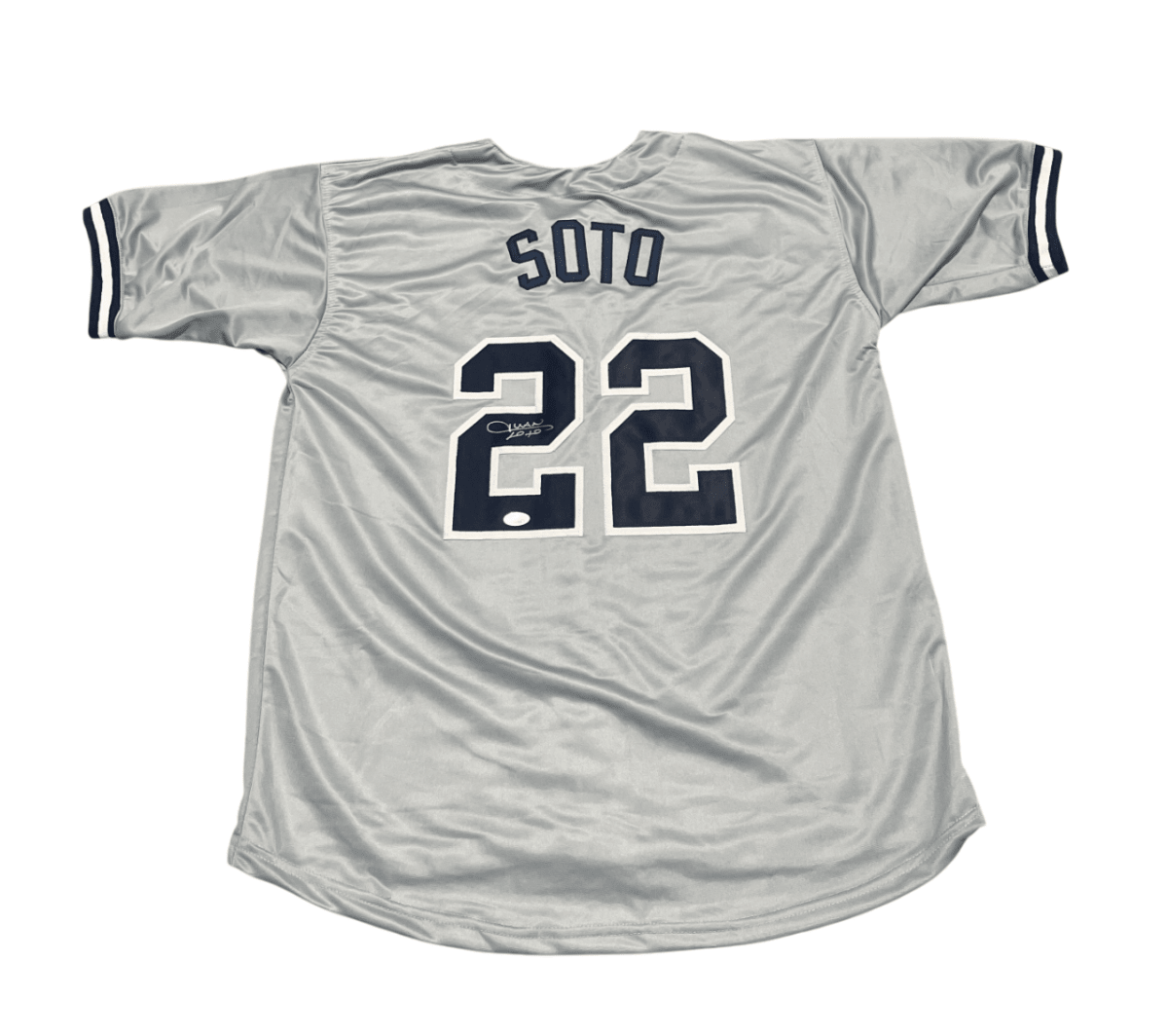 Juan Soto Signed New York Yankees Custom Jersey Beckett Witness BAS COA
