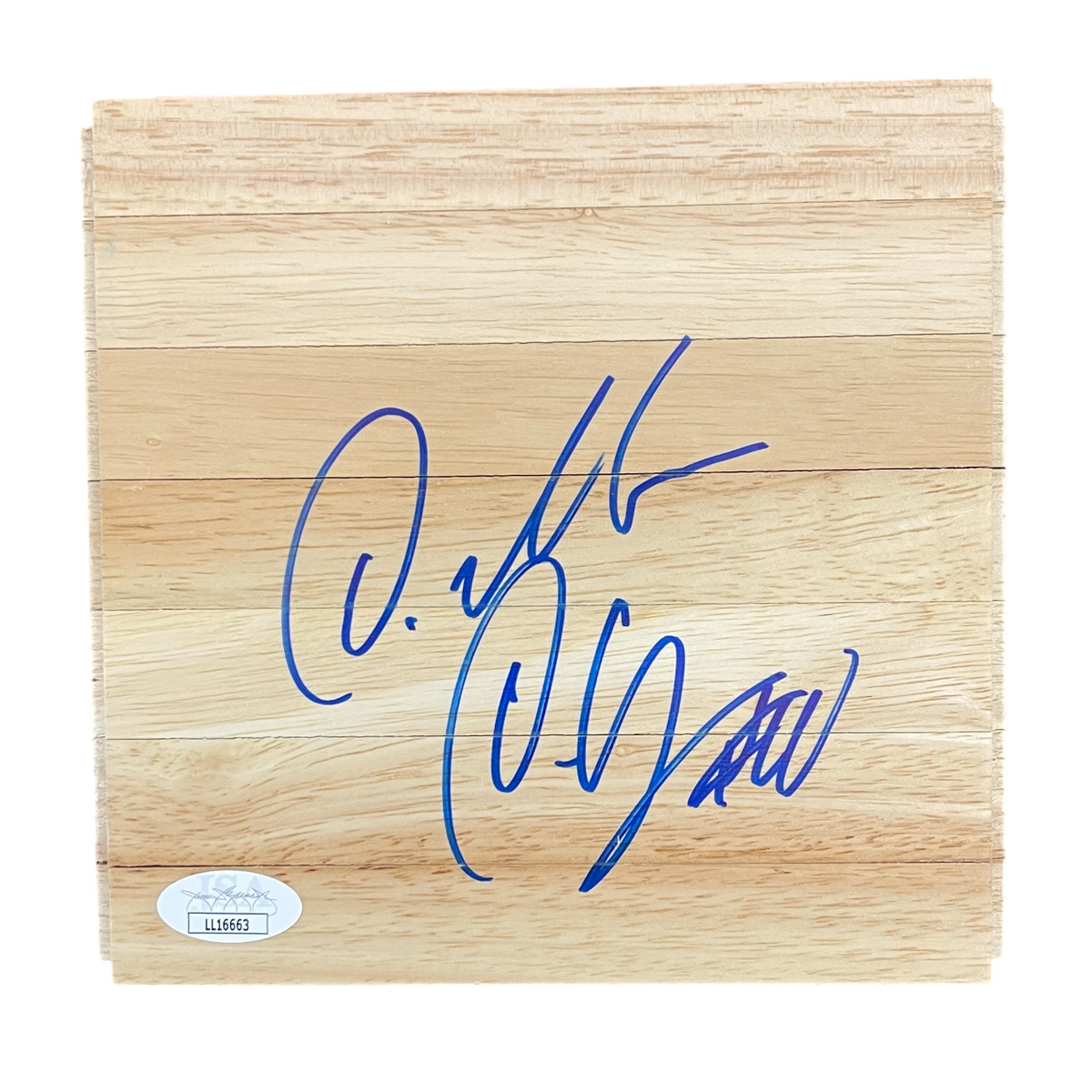 DeMar DeRozan Signed Autographed Floorboard Full Name Sig. JSA COA Raptors Kings