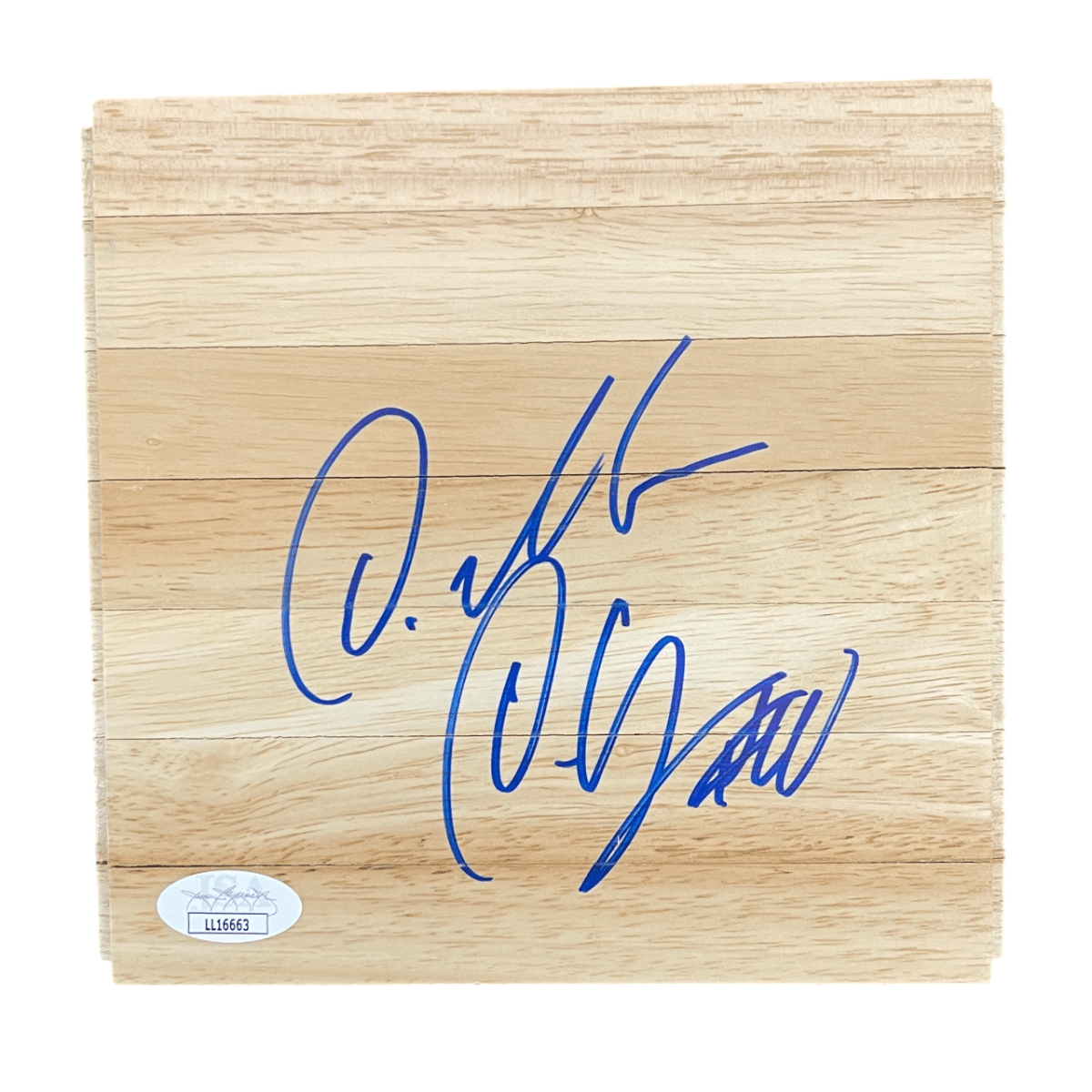 DeMar DeRozan Signed Autographed Floorboard Full Name Sig. JSA COA Raptors Kings