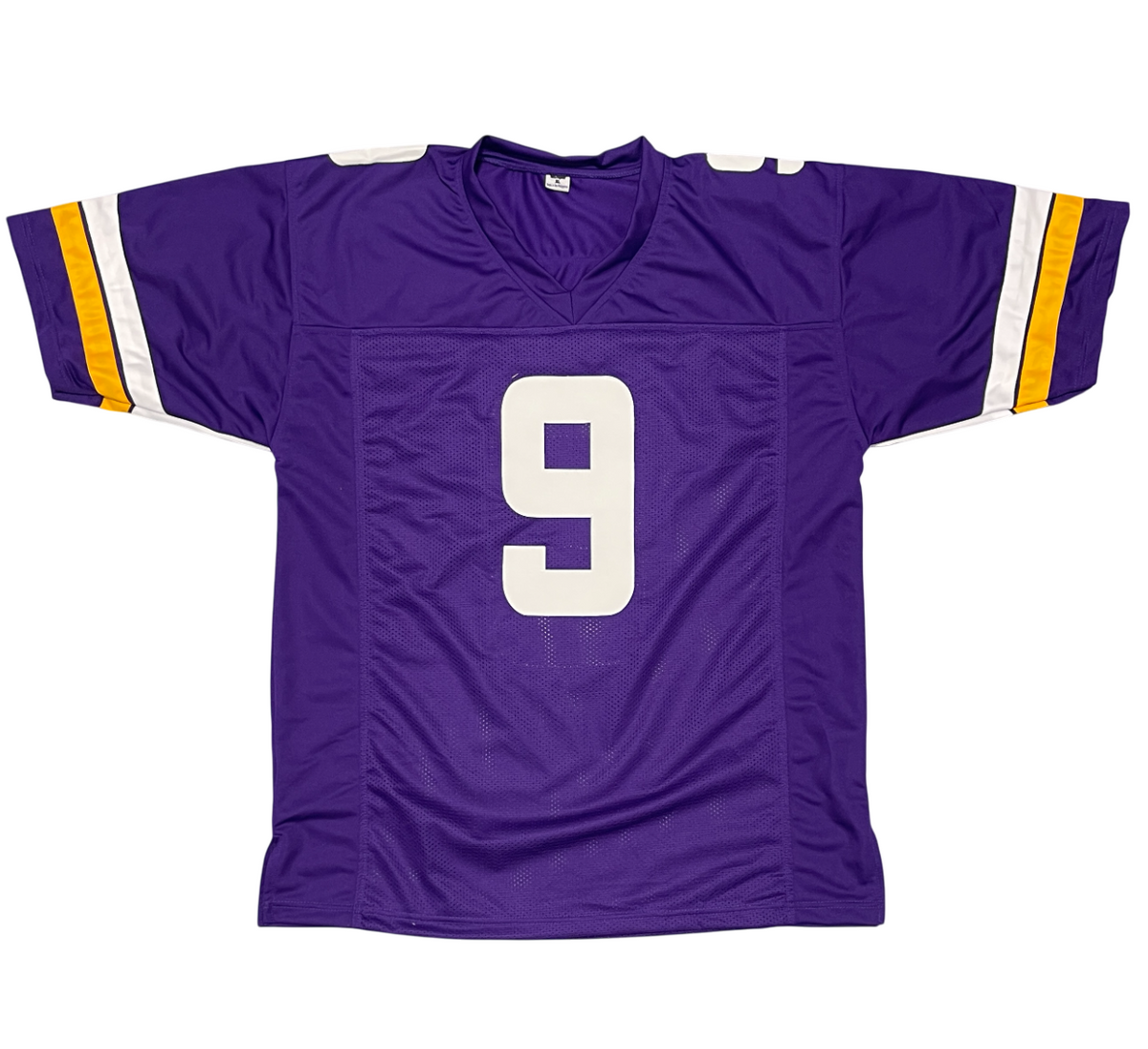 J.J. McCarthy Signed Minnesota Vikings Custom Jersey Beckett Witness BAS COA