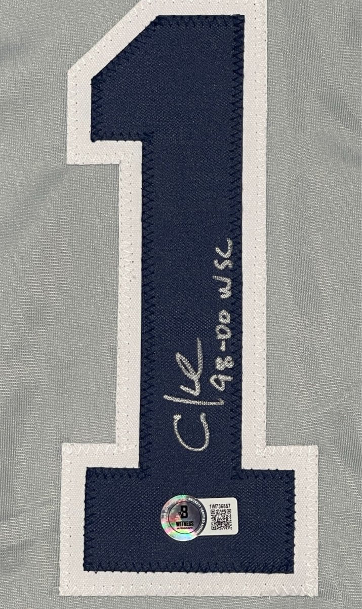 Chuck Knoblauch Signed NY Yankees Custom Jersey w/ 98-00 WSC Beckett W BAS COA