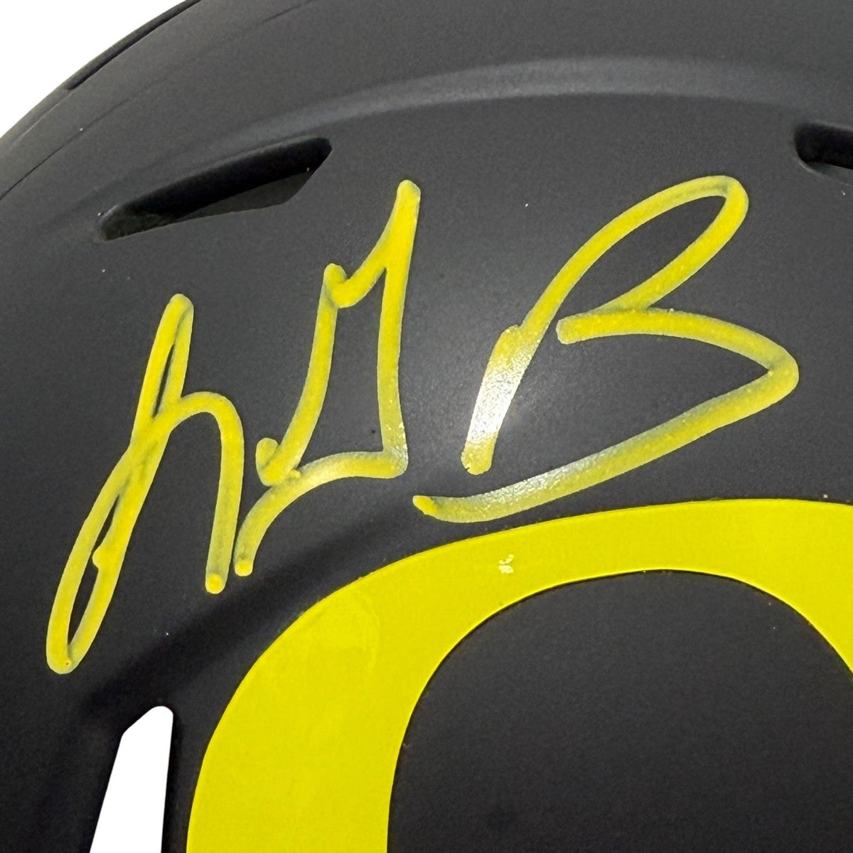 LeGarrette Blount Signed Oregon Ducks Mini Helmet w/ Quack Quack! JSA Wit COA