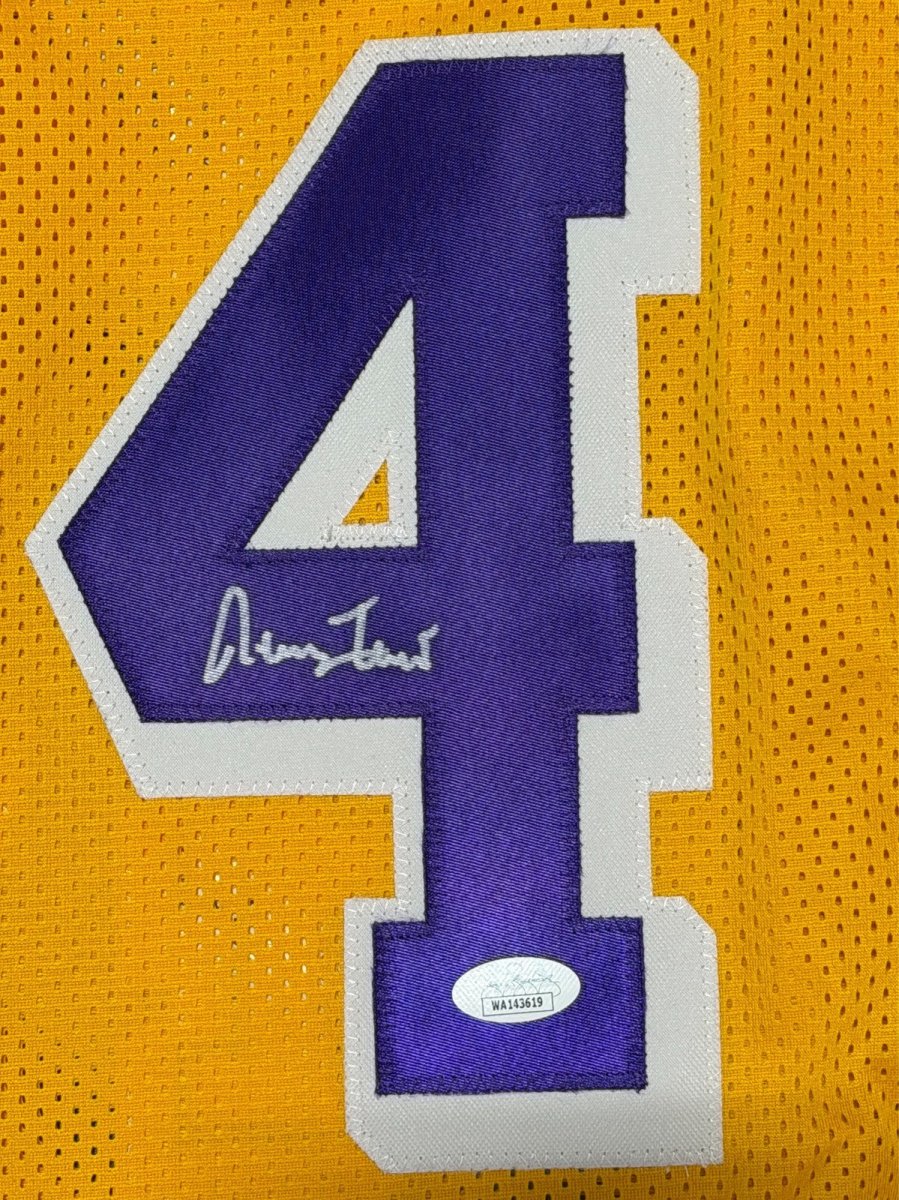 Jerry West Signed Autographed Los Angeles Lakers Custom Jersey JSA Witness COA