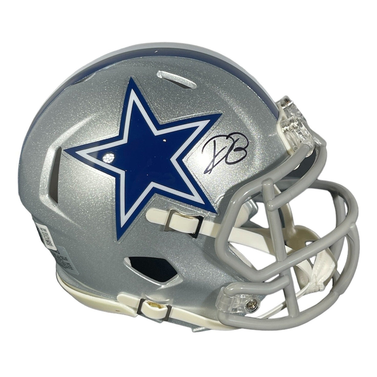 Daron Bland Signed Dallas Cowboys Speed Mini Helmet Beckett Witness BAS COA