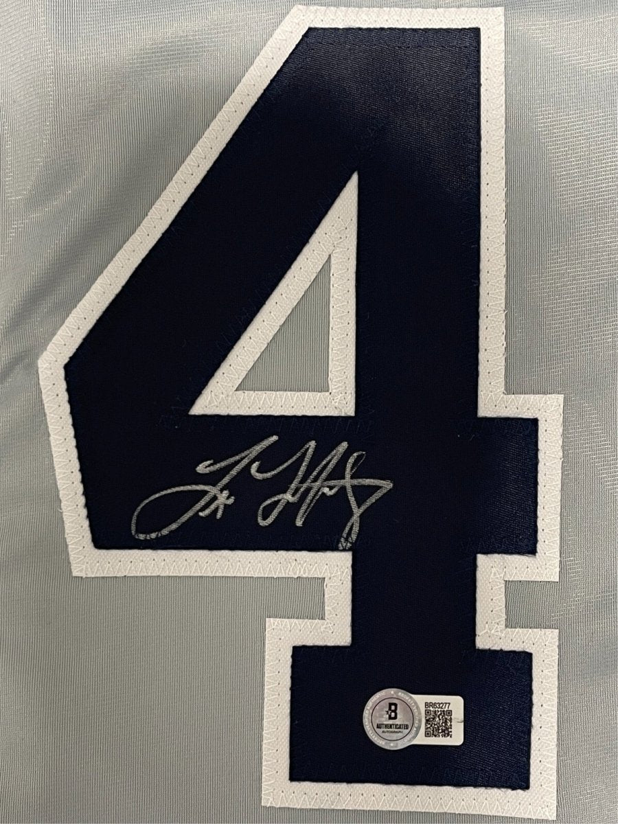 Tino Martinez Signed New York Yankees Custom Jersey Beckett Witness BAS COA