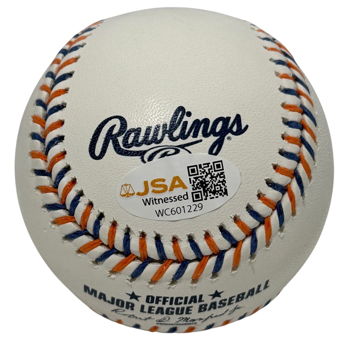 Lee Mazzilli Signed ROMLB NY Mets Logo Baseball w/ 86 WSC Insc JSA Witness COA