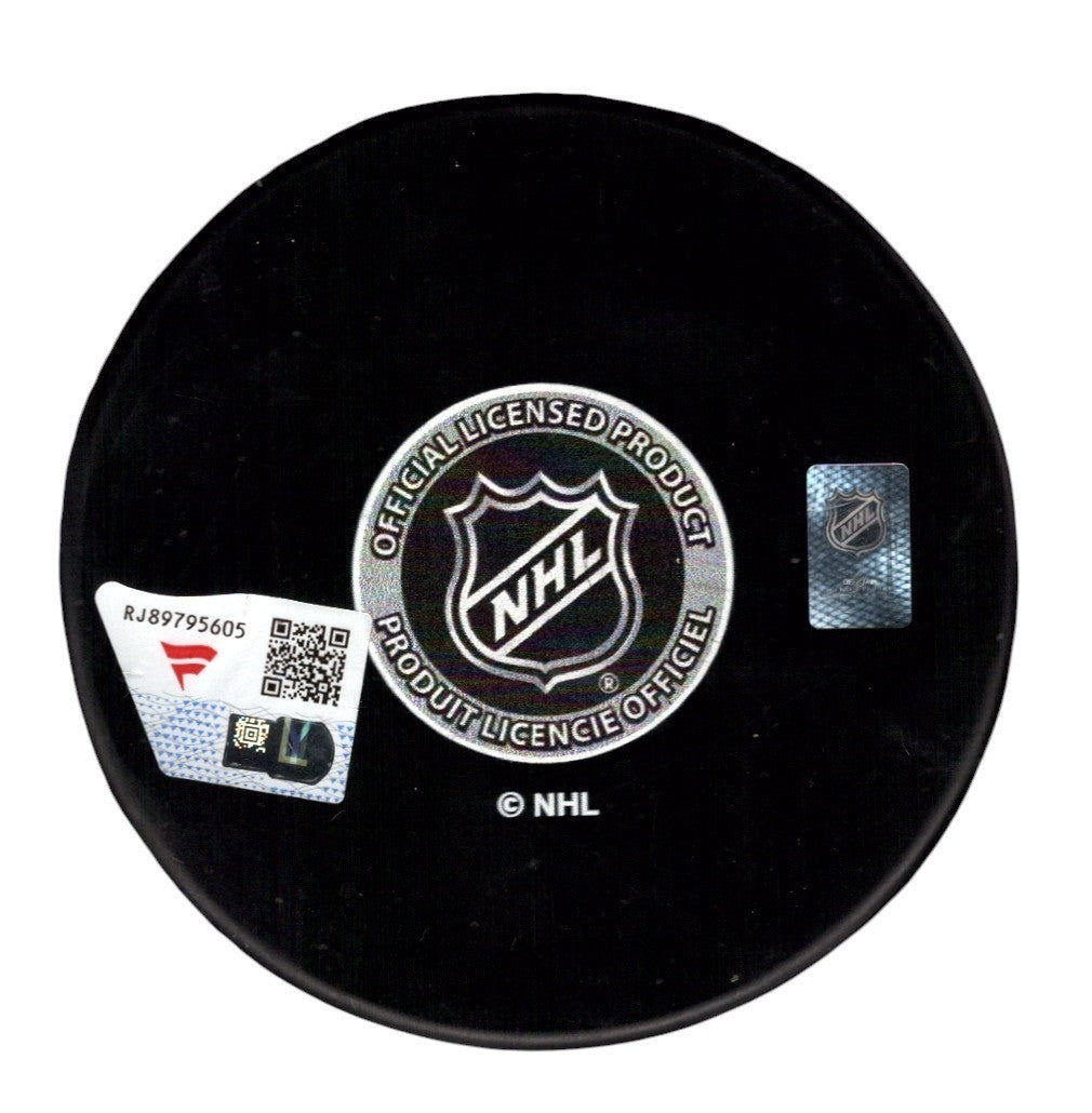 Brady Tkachuk Signed Autographed Ottawa Senators Logo Puck Fanatics COA