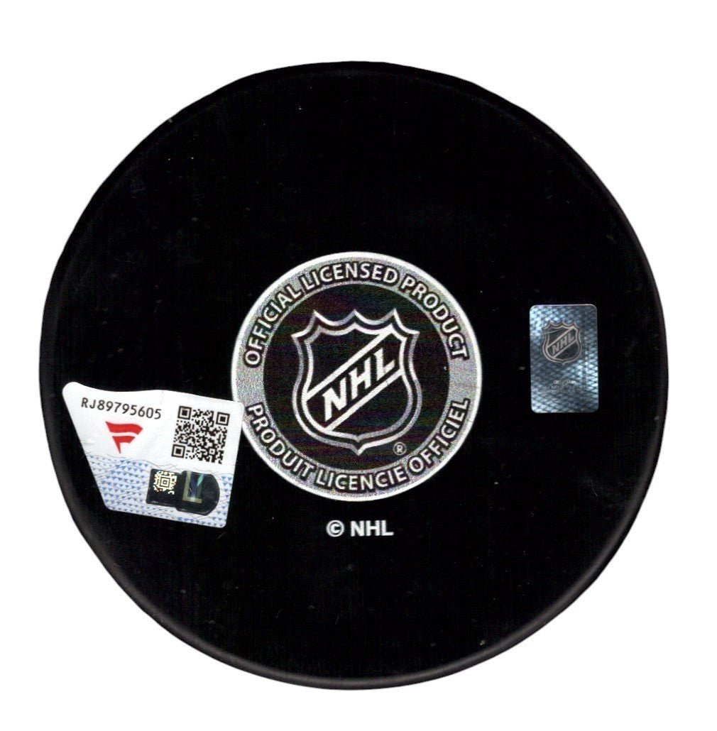 Brady Tkachuk Signed Autographed Ottawa Senators Logo Puck Fanatics COA