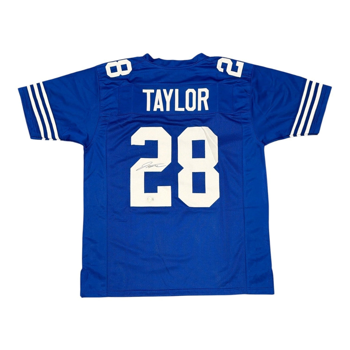 Jonathan Taylor Signed Indianapolis Colts Custom Jersey Beckett Witness BAS COA