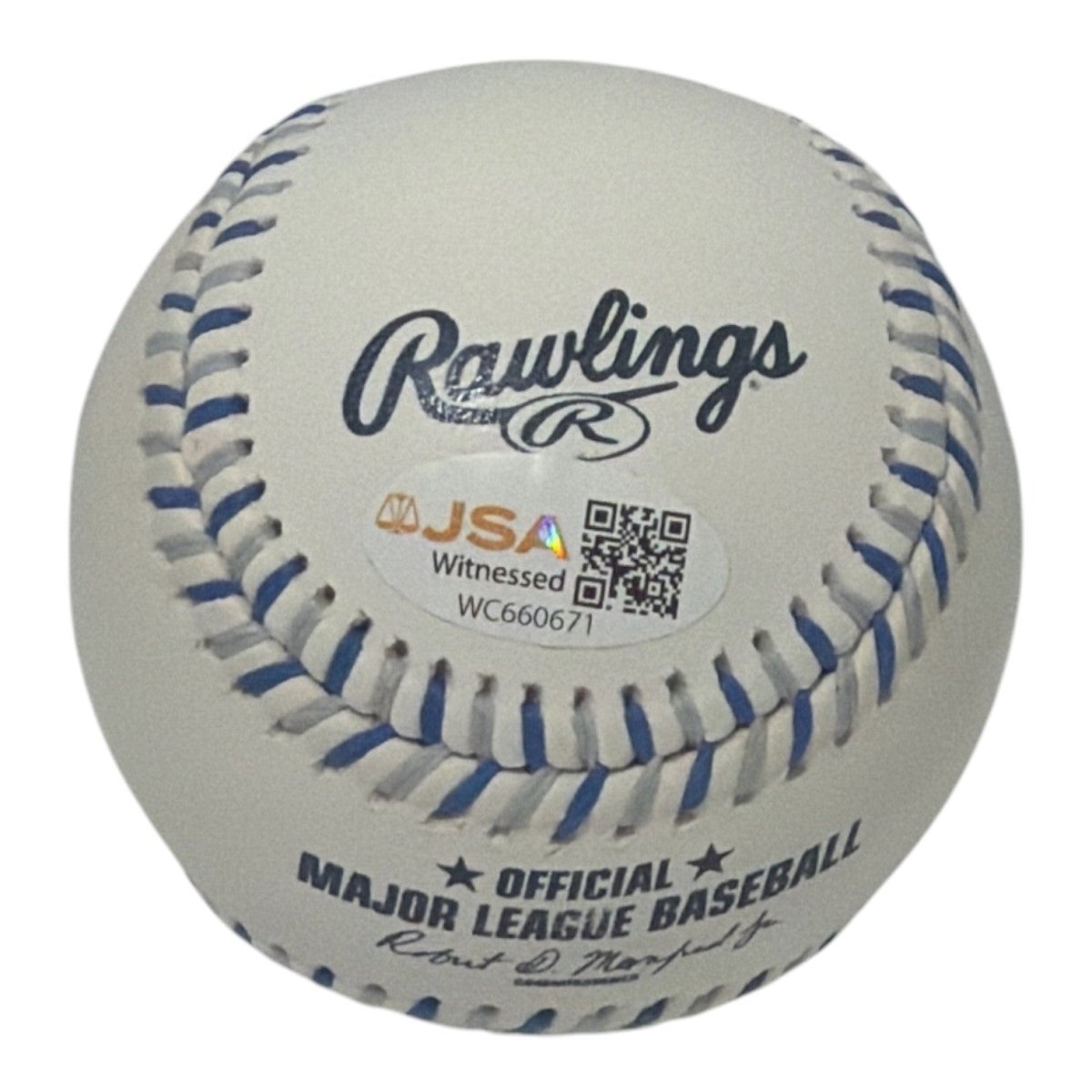 Bo Jackson Signed Autographed Kansas City Royals Logo Baseball JSA Witness COA