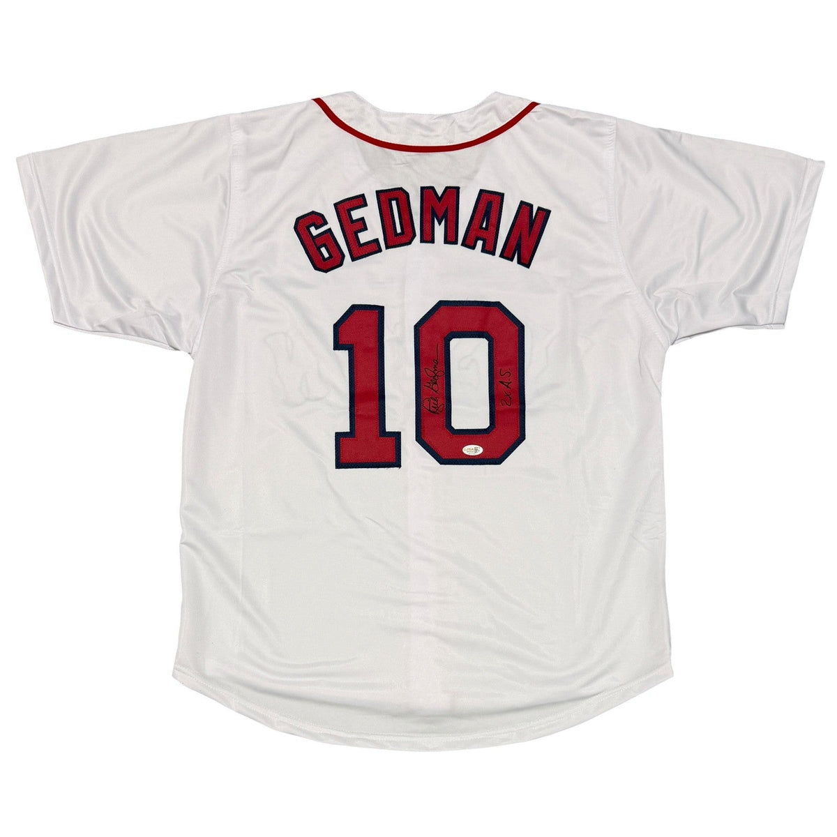 Rich Gedman Signed Boston Red Sox Custom Jersey w/ 2x AS JSA Witness COA