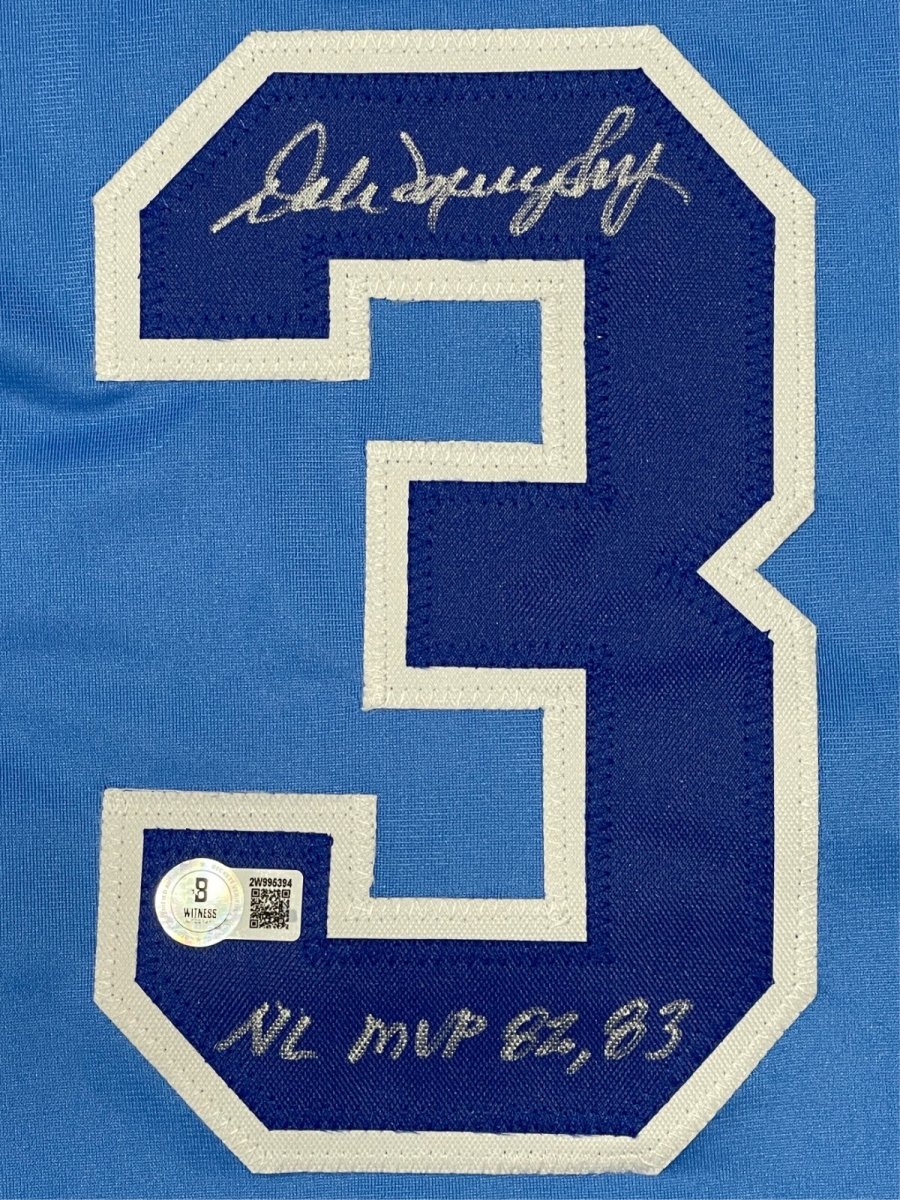 Dale Murphy Signed Atlanta Braves Custom Jersey w NL MVP 82 83 Beckett W BAS COA
