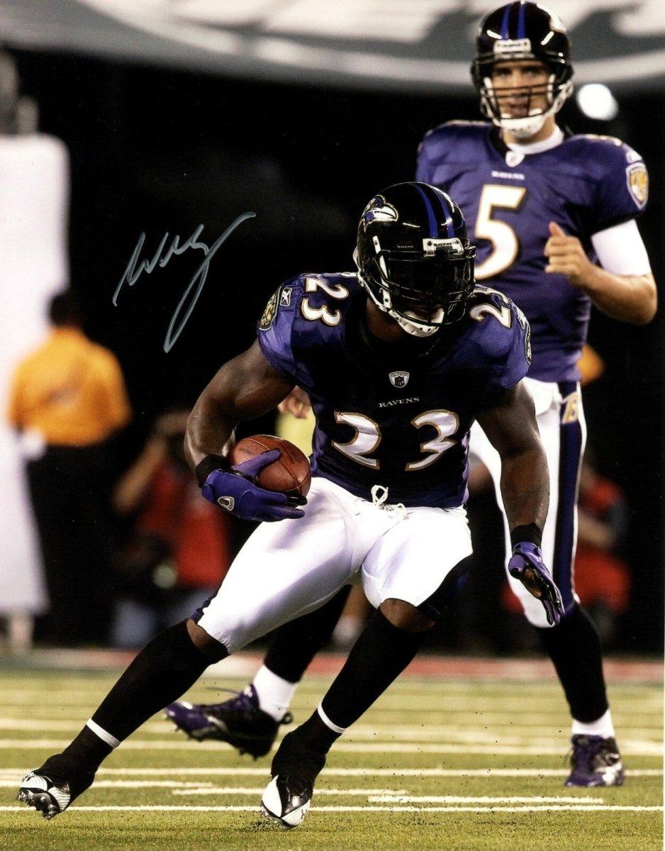 Willis McGahee Signed Autographed Baltimore Ravens 8x10 Photo LSCM COA #2