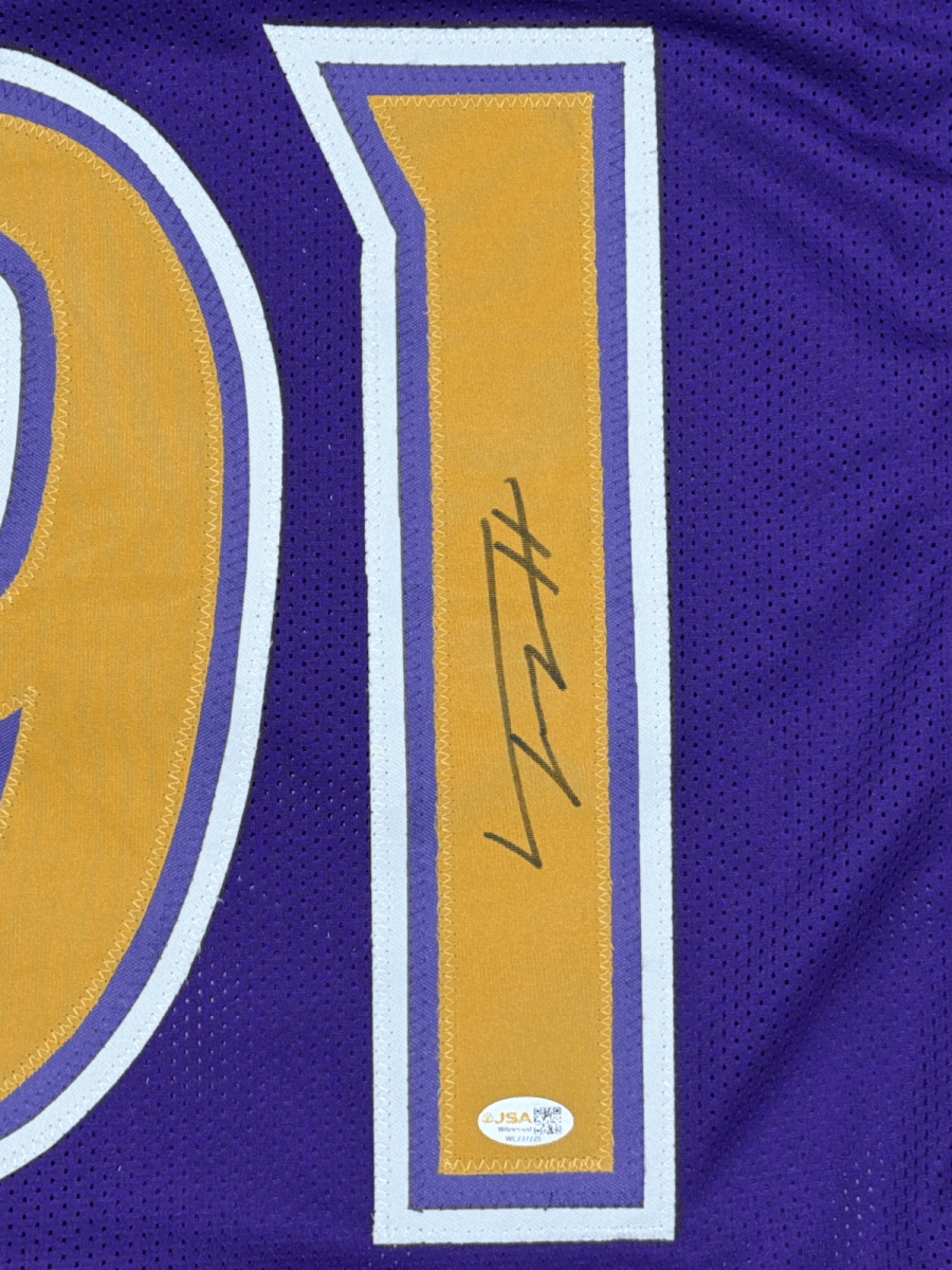 Trey Hendrickson Signed Baltimore Ravens Custom Jersey JSA Witness COA