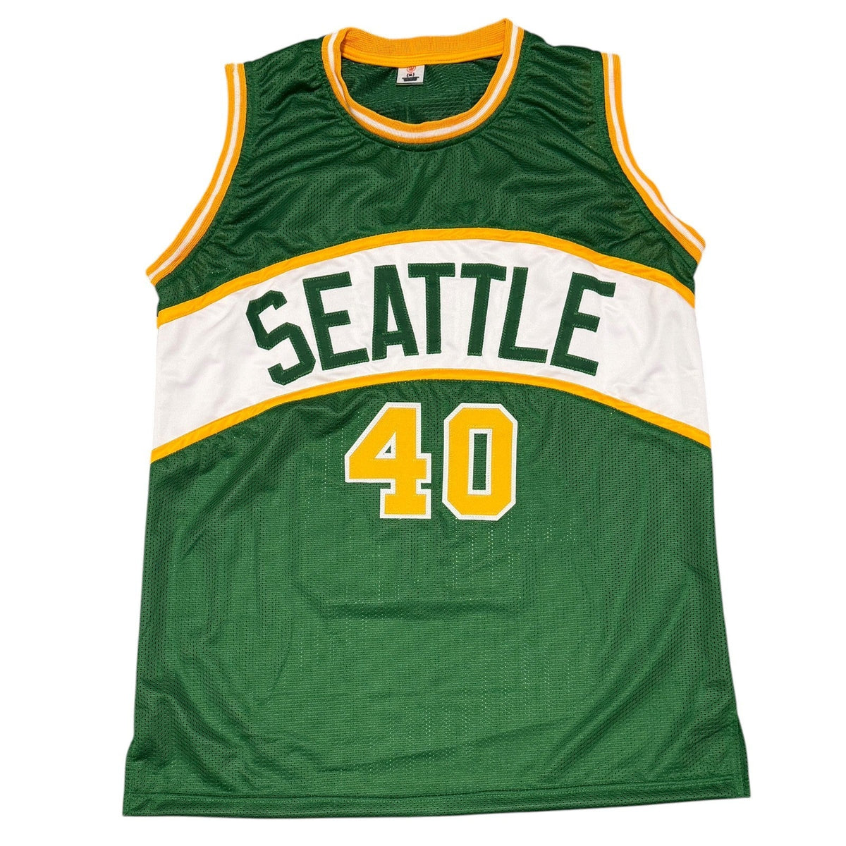 Shawn Kemp Signed Seattle Supersonics Custom Jersey JSA Witness COA