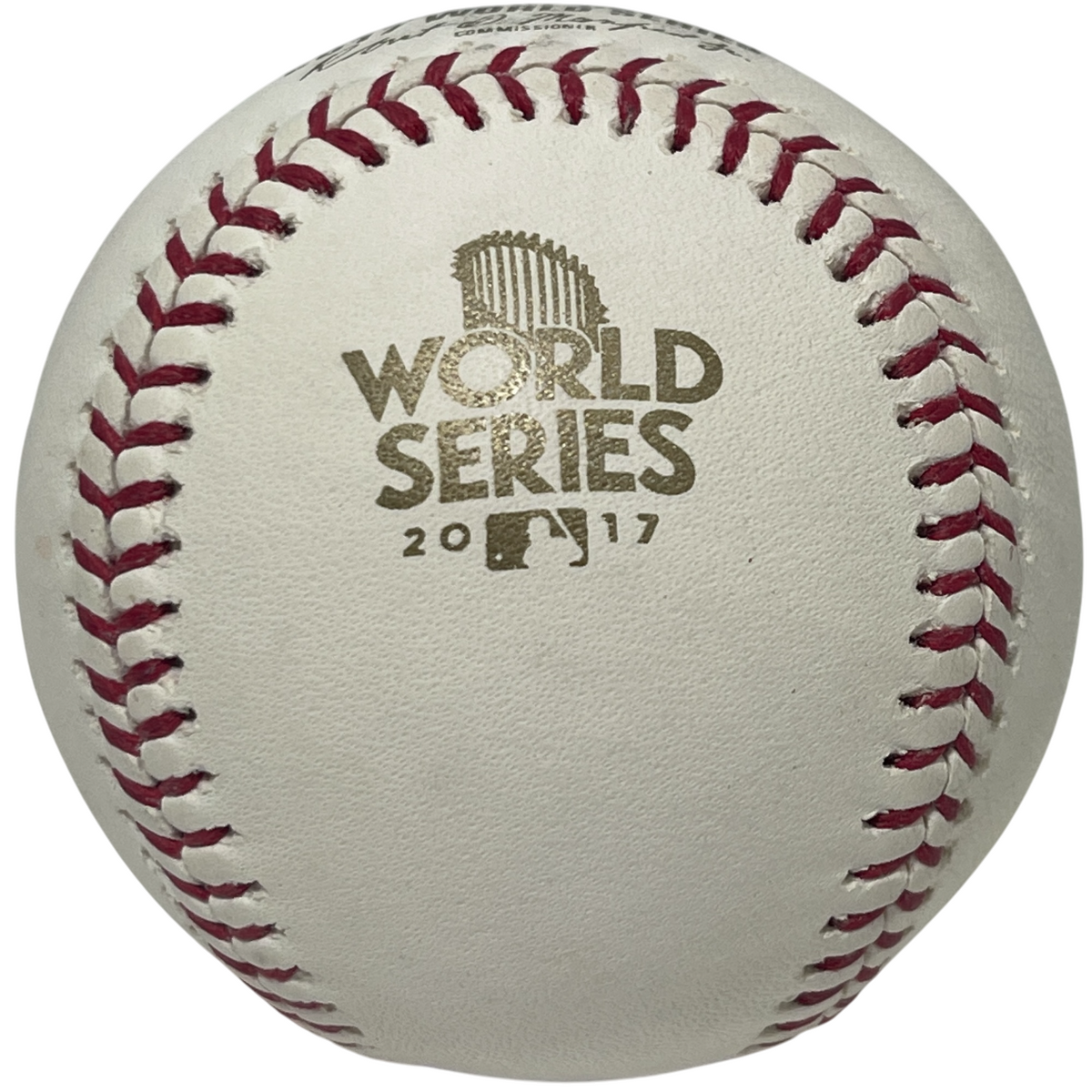 Chris Devenski Signed 2017 World Series Baseball w/ Devo Ins Beckett Wit BAS COA