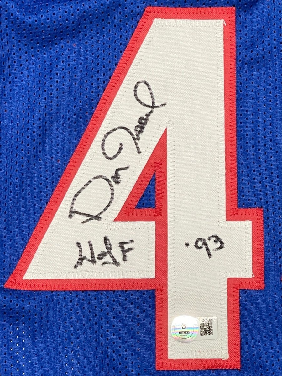 Dan Issel Signed Kentucky Custom Jersey w/ HOF 93 Beckett Witness BAS COA