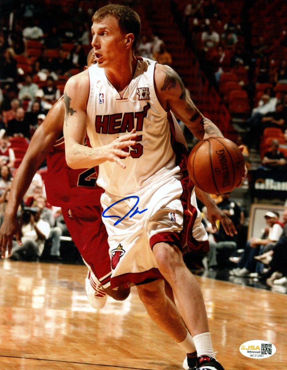 Jason Williams Signed Autographed Miami Heat 8x10 Photo JSA Witness COA #5