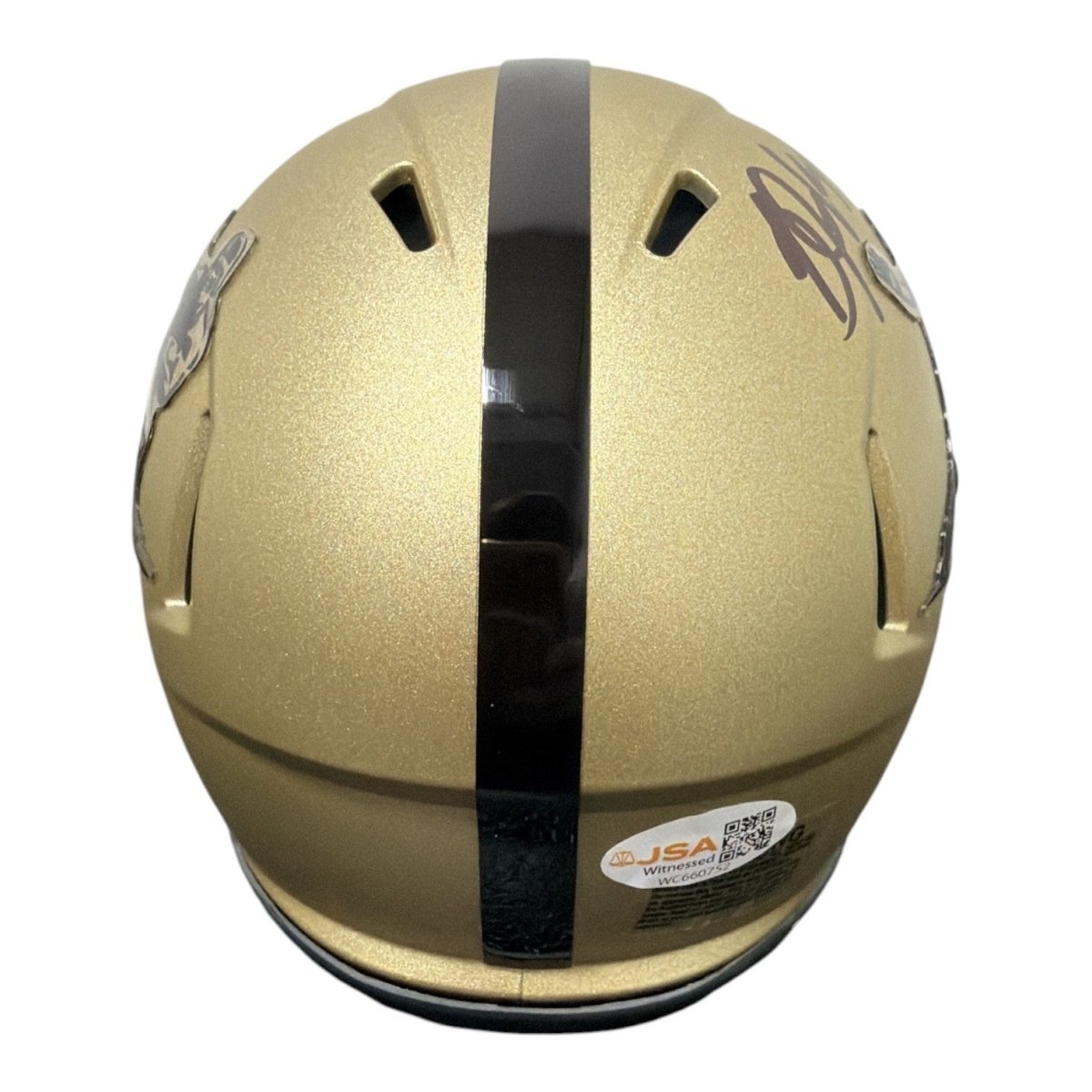 Bo Jackson Signed Autographed Heisman Speed Mini Helmet JSA Witness COA