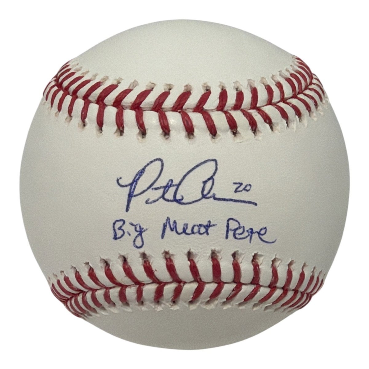 Pete Alonso Signed Autographed ROMLB Baseball w/ Big Meat Pete Insc FANATICS COA