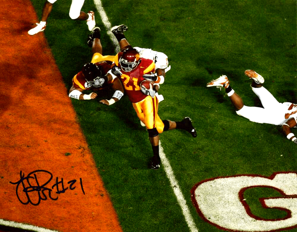 LenDale White Signed Autographed USC 8x10 Photo LSCM COA #2