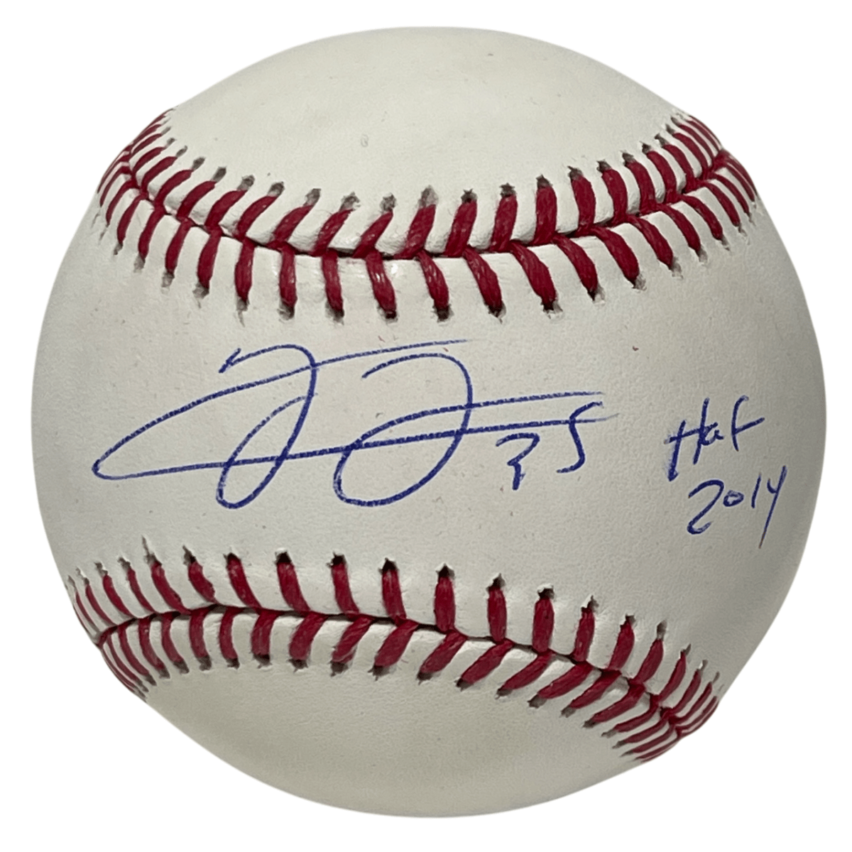 Frank Thomas Signed ROMLB Baseball w/ HOF 2014 Beckett Witness BAS COA