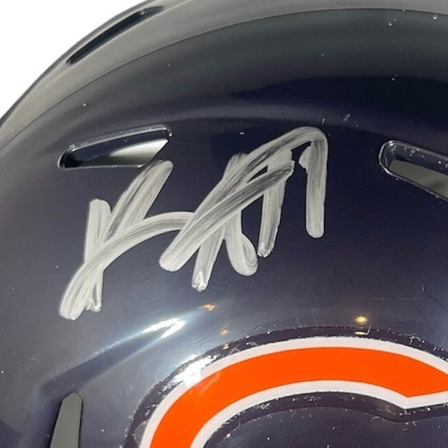 Keenan Allen Signed Chicago Bears Speed Mini Helmet Beckett Witness BAS COA