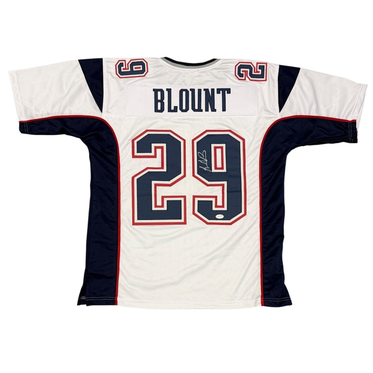 LeGarrette Blount Signed New England Patriots Custom Jersey JSA Witness COA