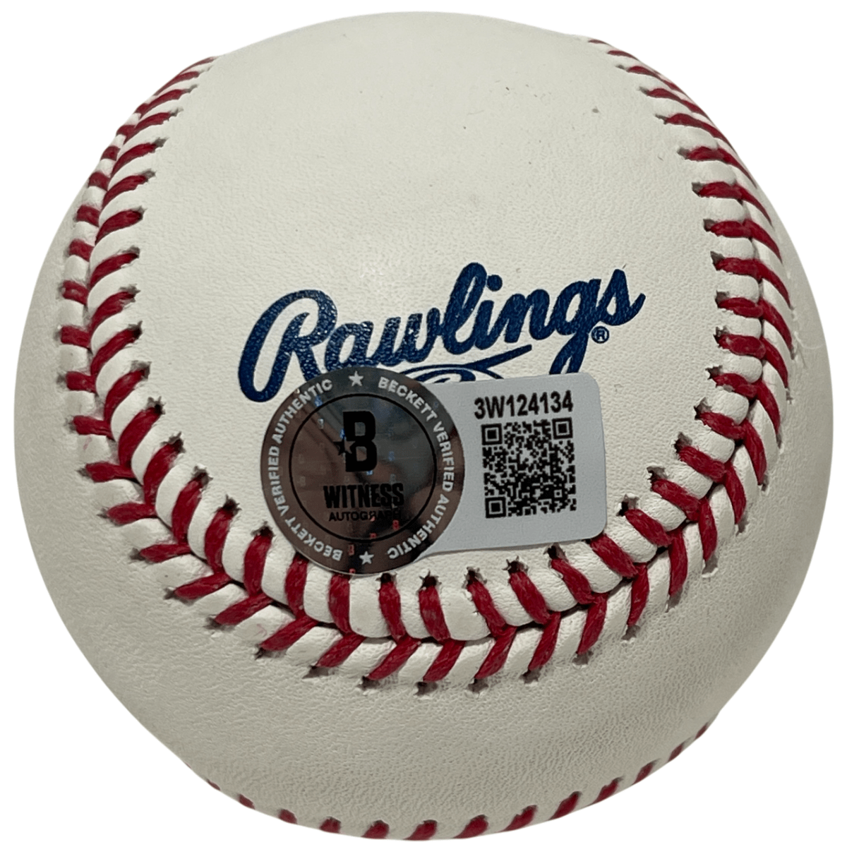 Fred McGriff Signed Autographed HOF Logo ROMLB Baseball Beckett Witness BAS COA