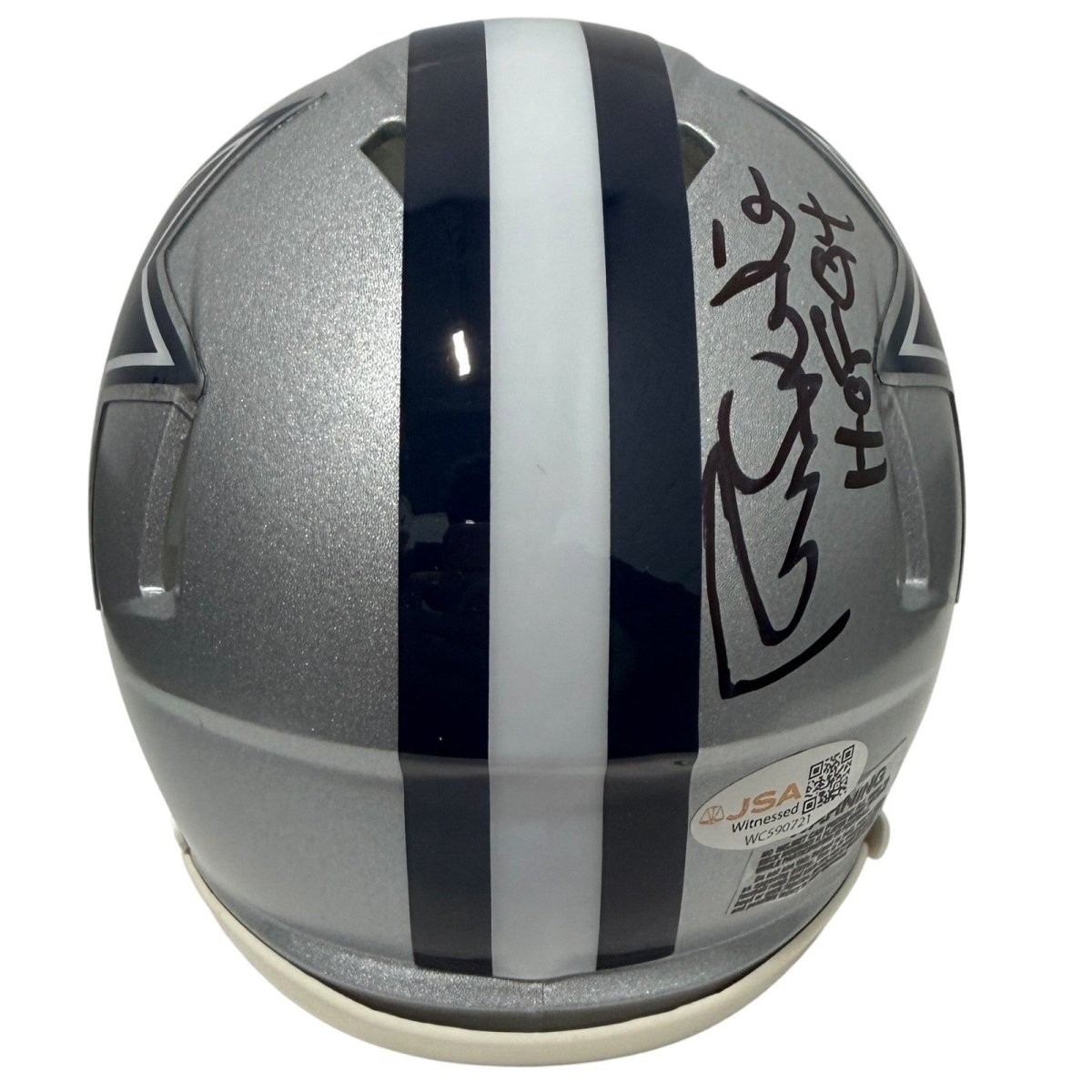 Randy White Signed Dallas Cowboys Speed Mini Helmet w/ HOF 94 JSA Witness COA