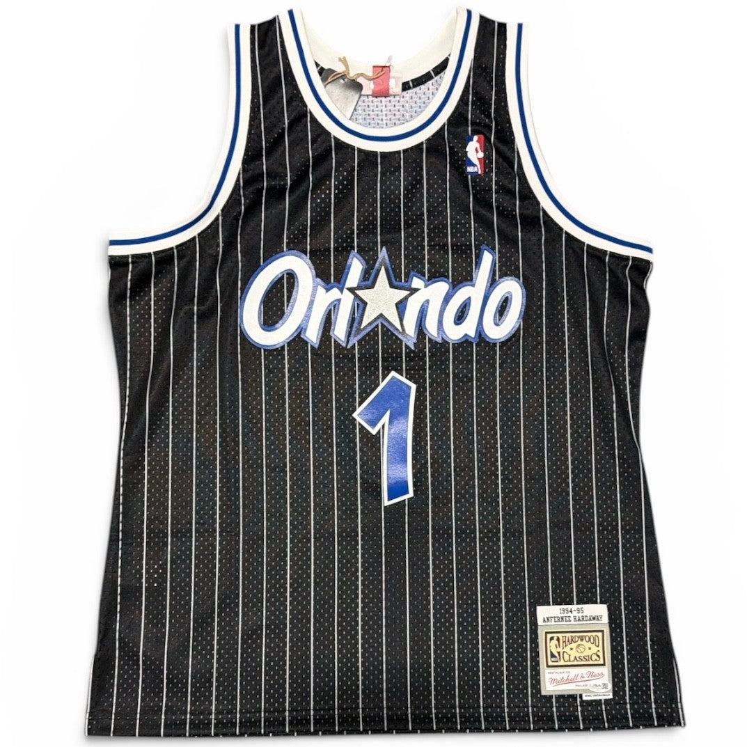 Anfernee Hardaway Signed Magic Mitchell &amp; Ness Jersey w/ #1 Penny JSA COA