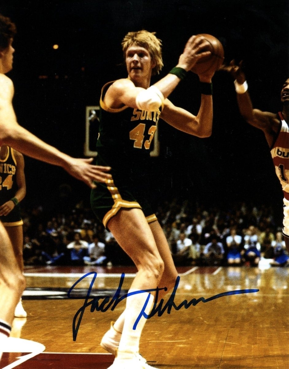 Jack Sikma Signed Seattle Supersonics 8x10 Photo LSCM COA