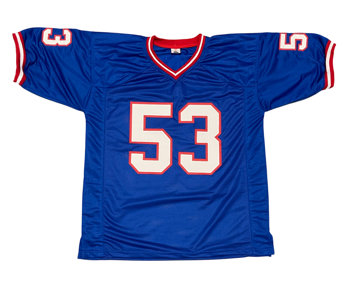 Harry Carson Signed New York Giants Custom Jersey w/ HOF 2006 Beckett W BAS COA