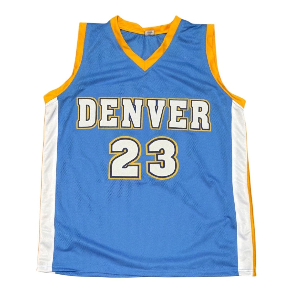 Marcus Camby Signed Denver Nuggets Custom Jersey w/ 07 DPOY JSA Witness COA