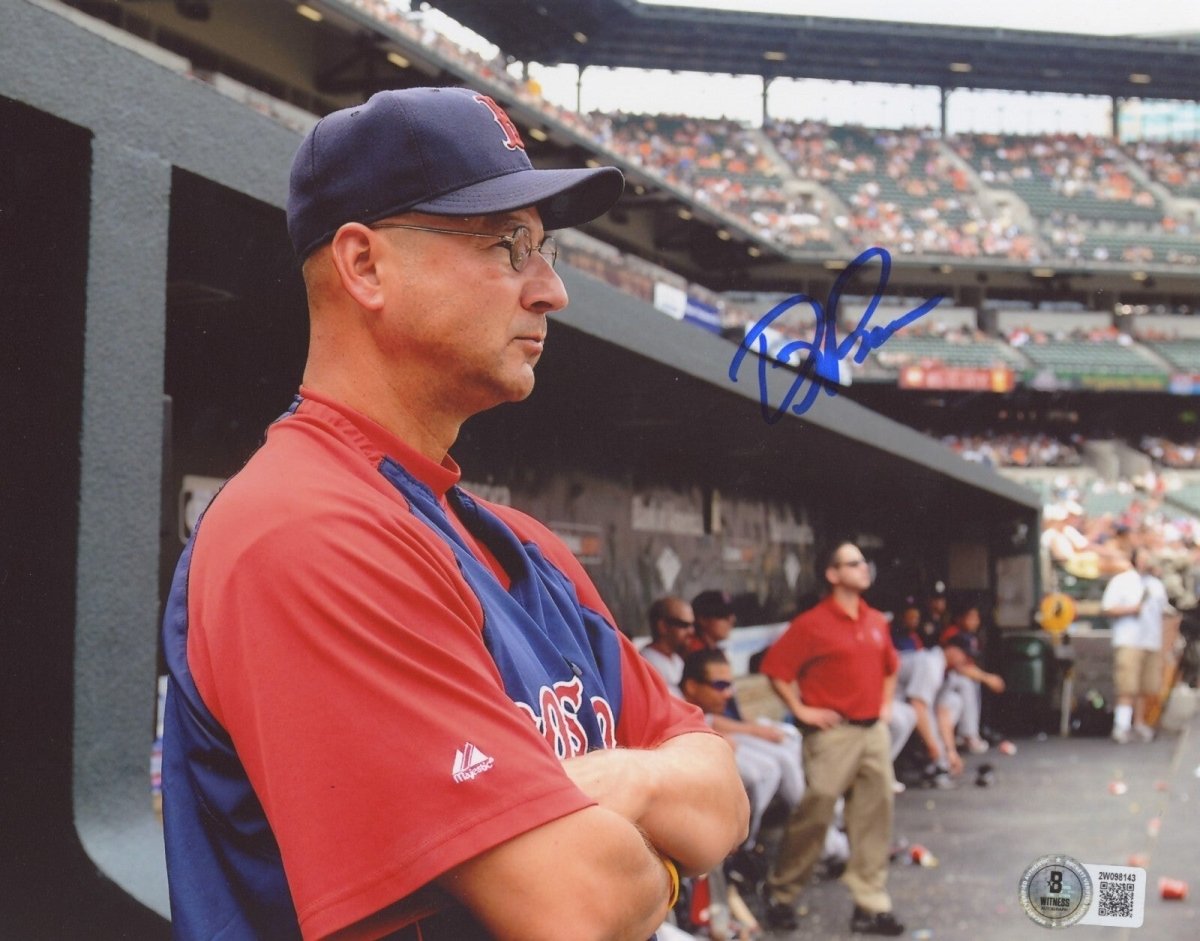 Terry Francona Signed Boston Red Sox 8x10 Photo Beckett Witness BAS COA #1