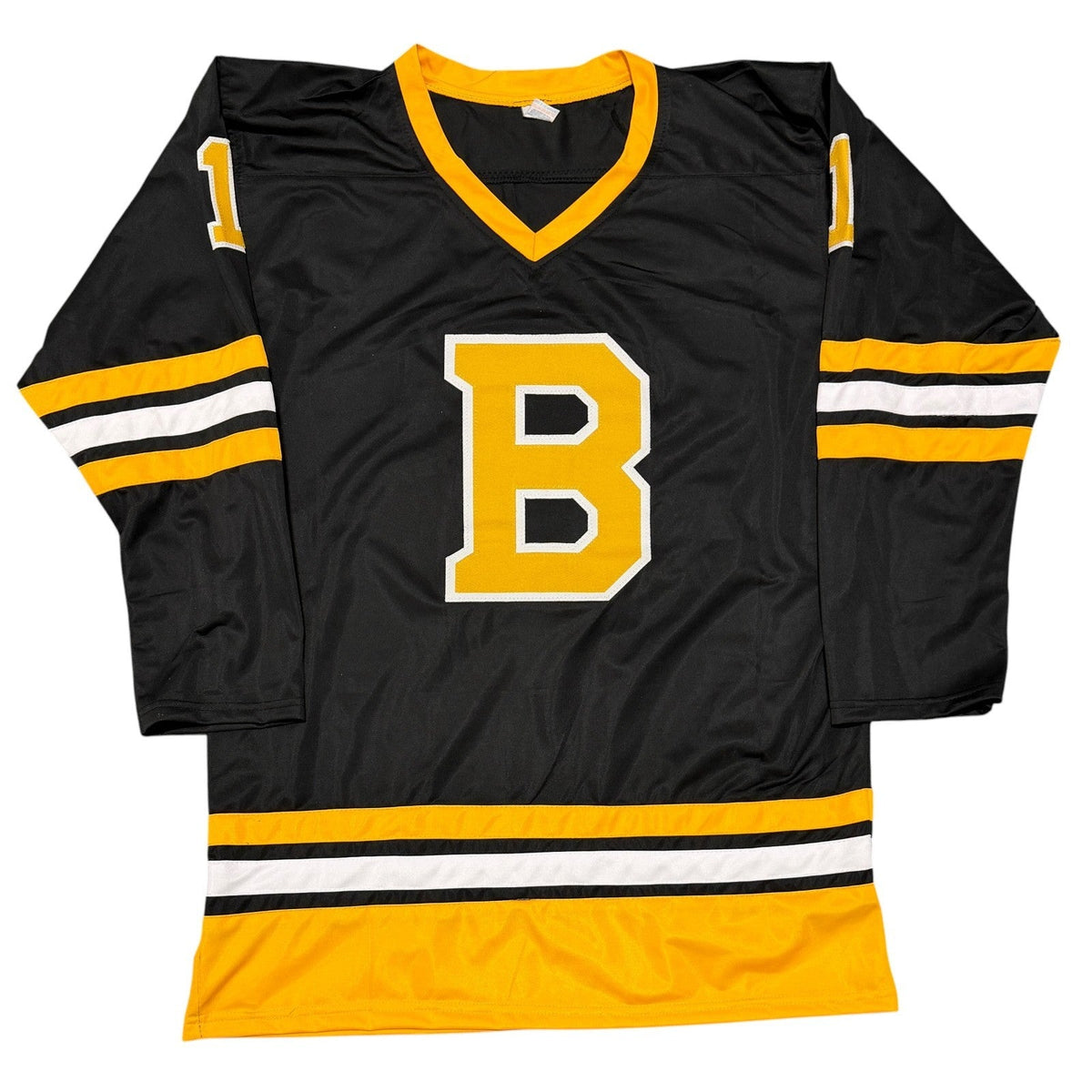 Rejean Lemelin Signed Boston Bruins Custom Jersey w/ 89-90 Jennings JSA Wit COA