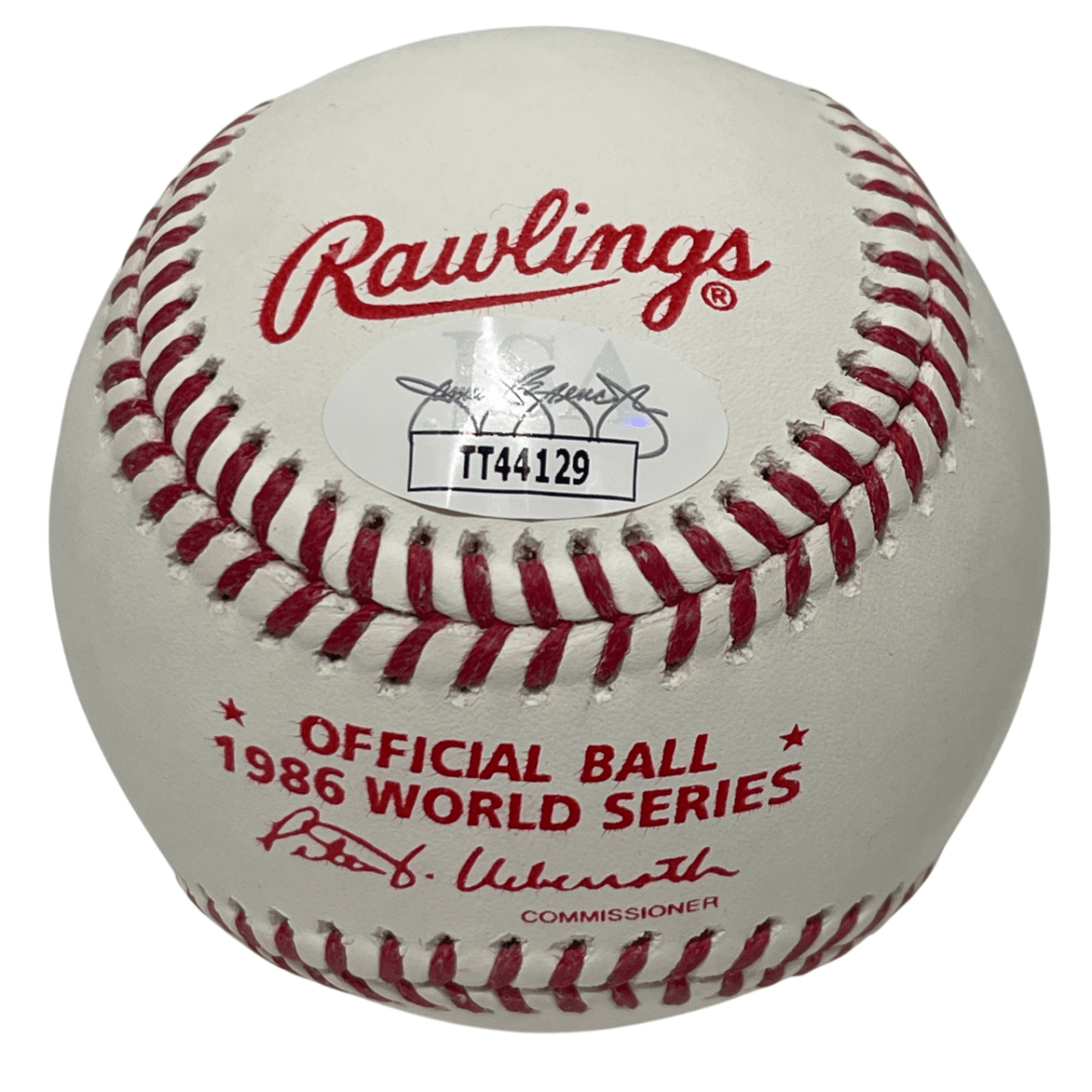 Dwight Doc Gooden Signed 1986 World Series ROMLB Baseball w/ 86 WSC JSA COA