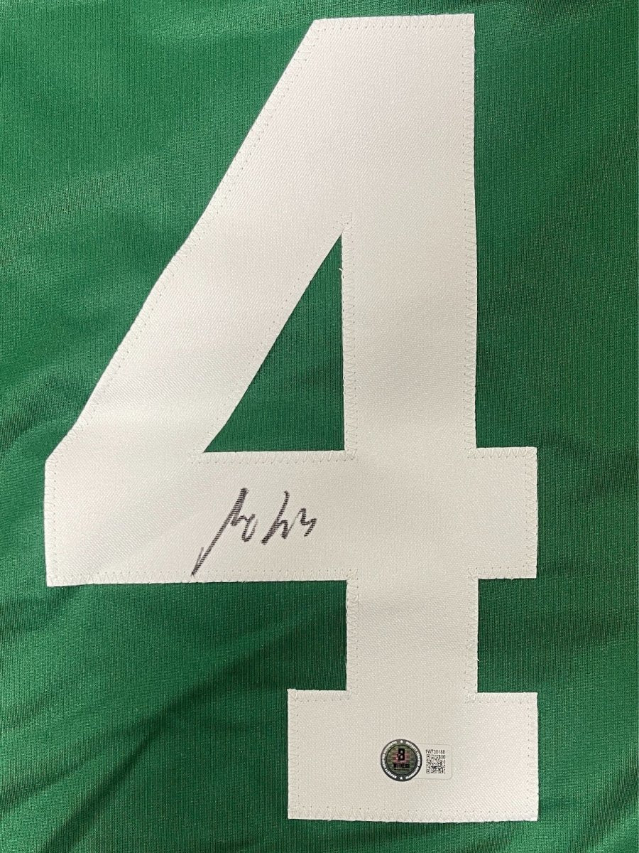 Miro Heiskanen Signed Custom Dallas Stars Jersey Beckett Witness BAS COA