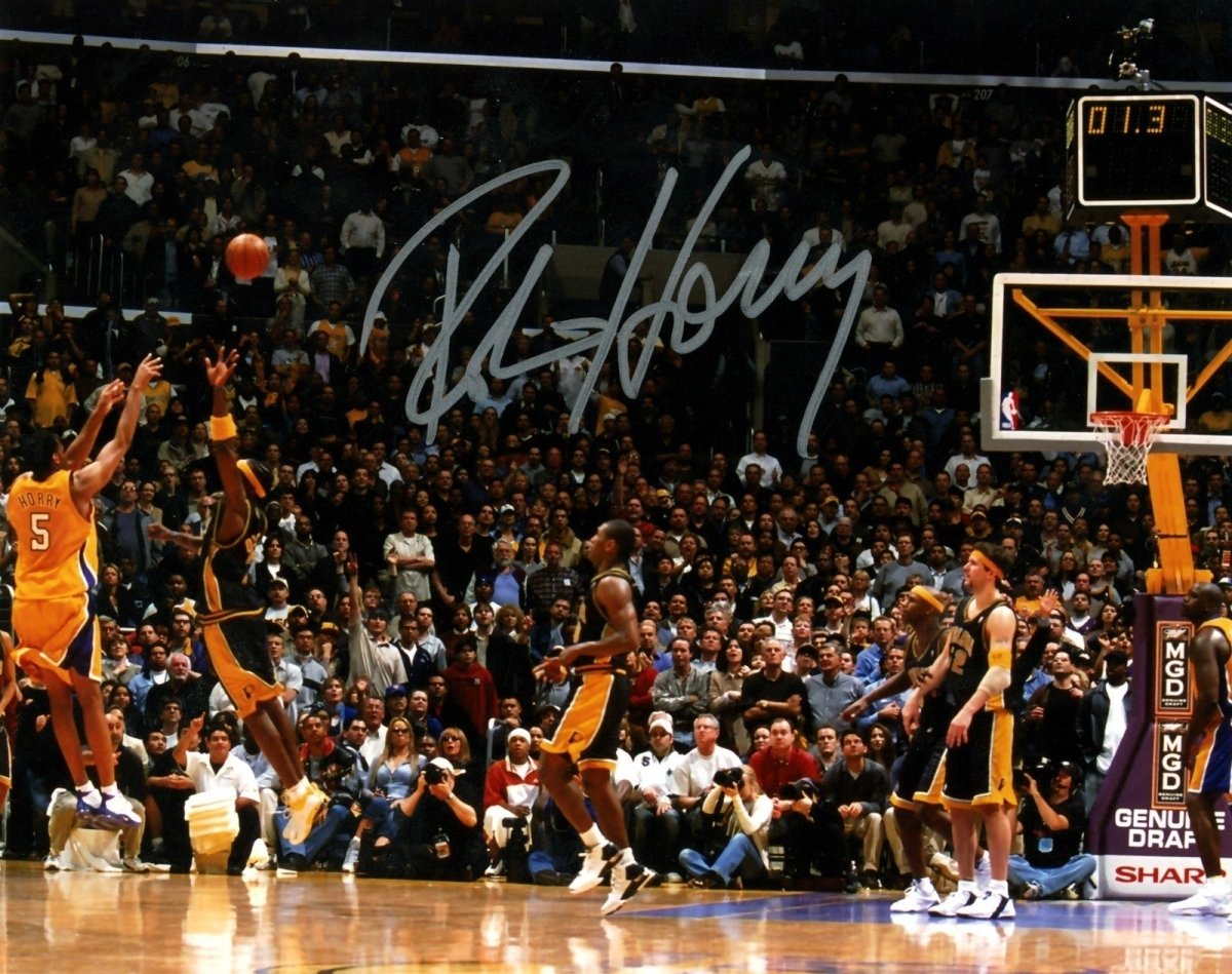 Robert Horry Signed Autographed Los Angeles Lakers 8x10 Photo LSCM COA #2