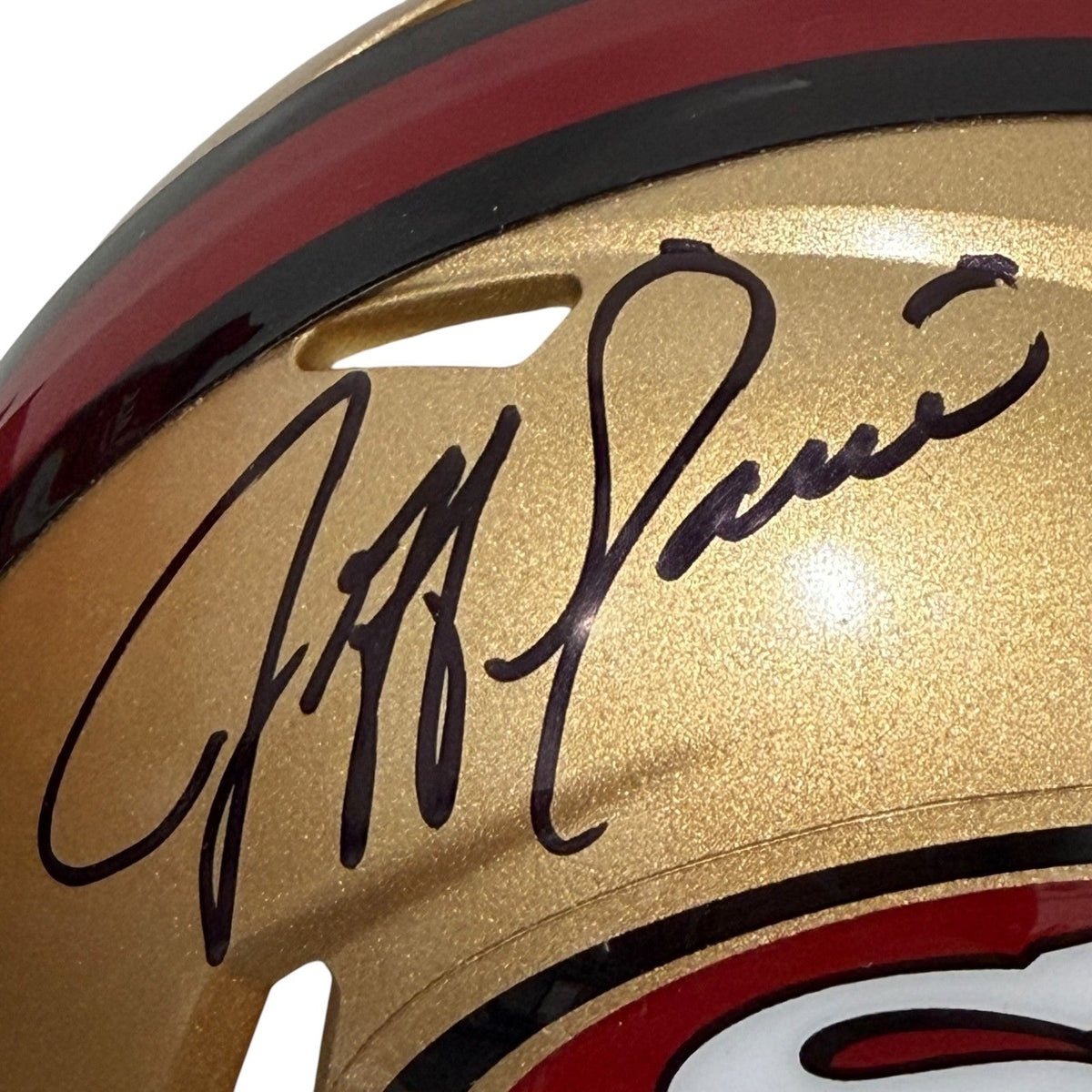 Jeff Garcia Signed San Francisco 49ers TB Mini Helmet JSA Witness COA