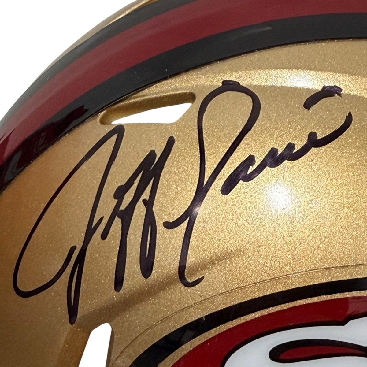 Jeff Garcia Signed San Francisco 49ers TB Mini Helmet JSA Witness COA
