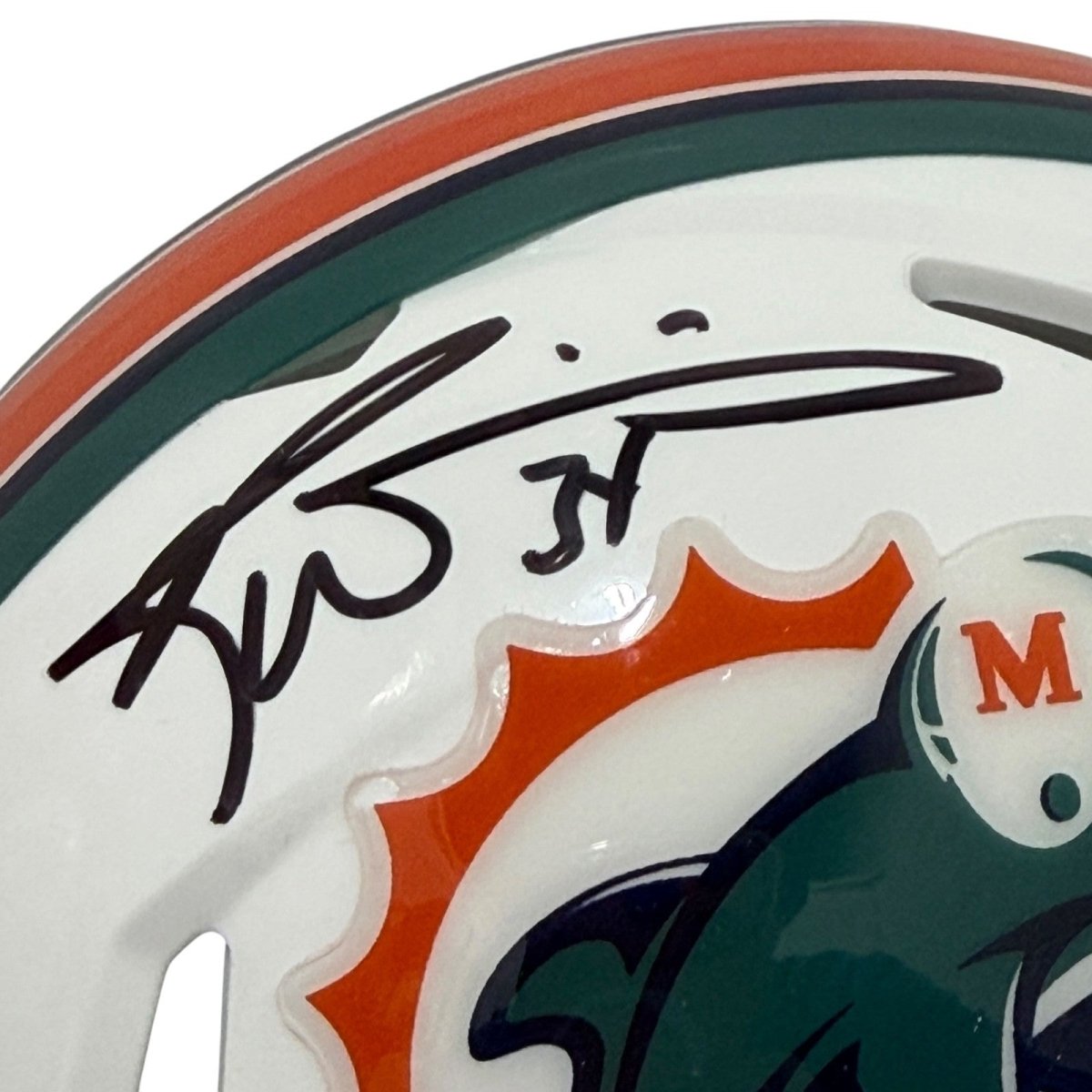 Ricky Williams Signed Autographed Miami Dolphins TB Mini Helmet JSA Witness COA